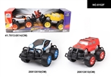 OBL744581 - 惯性 宝马+悍马带后盖仿真越野车1:28