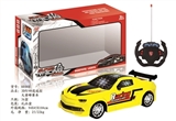 OBL744811 - 3D灯四通遥控大黄峰赛车