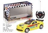 OBL744819 - 3D灯四通遥控大黄峰警车