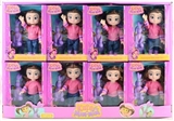 OBL745433 - 6 inches of solid body fat child Kate and Mimi rabbits 16 PCS