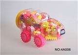 OBL745645 - 中法拉利粉小6#多色混装钻石颗粒称重180克（190+PCS）