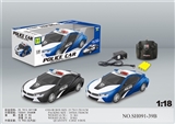 OBL745669 - 1:18四通灯光宝马I8警车  包电