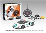OBL745717 - 1:16警车灯光四通遥控车