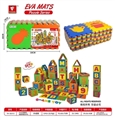 OBL745750 - EVA水果餐具地垫拼图36pcs