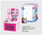 OBL747134 - 卡通粉冰雪奇缘益智厨房、厨具组合
