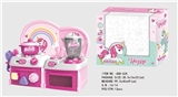 OBL747144 - 卡通粉独角兽益智厨房、厨具组合