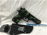 OBL747201 - 迷彩绿火石枪配皮套
