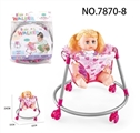 OBL747464 - Iron toy Walker and 14 inch doll