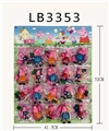 OBL748502 - 4 "pink piglet twenty hang card