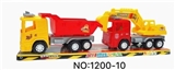 OBL748624 - 仿真工程运载车+挖掘机