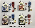 OBL748856 - 第一代爆裂陀螺+拉线单转发射器+手把