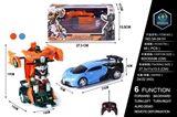 OBL749574 - 1:18一键变形布加迪遥控车(不包电)