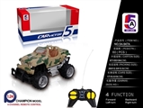 OBL749730 - 1:24 迷彩道奇越野遥控车(不包电)