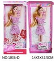 OBL749820 - Barbie hair fashion dress