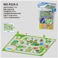 OBL750222 - Educational non-woven rail motor car parking lot