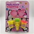 OBL750571 - 2 AnShiCai mud card board mold tool (2 cans) hello Kitty version