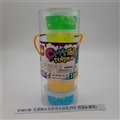 OBL750587 - Slime 6 color pearl crystal mud PVC tube mount (6 cans)