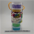 OBL750588 - Slime 6 color laser crystal mud PVC tube mount (6 cans)