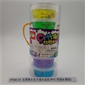 OBL750593 - Slime 6 color cartoon crystal mud PVC tube mount (6 cans)