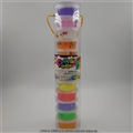 OBL750598 - Slime 12 color colorful pearl crystal mud PVC tube mount (6 cans)