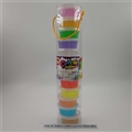 OBL750600 - Slime 12 color laser crystal mud PVC tube mount (12 cans)
