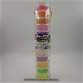 OBL750602 - Slime 12 color with fruit crystal mud PVC tube (12 cans)