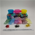 OBL750704 - Slime DIY shake flash powder 3 tools mud insects animals box foot box (3 bottles)