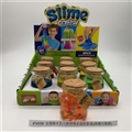 OBL750791 - Slime 9 color colorful pearl crystal mud color box 9 bottle (glass)