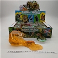 OBL750820 - Slime 130 g hexagonal crystal bottle 12 color and animals show mud color box (12 cans)
