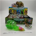 OBL750821 - Slime 130 g hexagonal bottle 12 color and insects crystal mud display color box (12 cans)