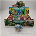 OBL750822 - Slime 12 color and crystal mud dinosaur egg type display color box (12 cans)