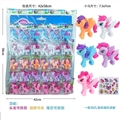 OBL751544 - 我的梦想塑料小马宝莉带马贴纸板30PC混装