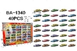 OBL752519 - Slide window box small alloy car (40 PCS)