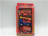 OBL752546 - 6 3 color back to fire engines