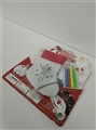 OBL753866 - Educational DIY Christmas stockings coloured drawing or pattern