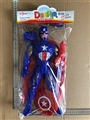 OBL754225 - Captain America with light sword and shield the hammer