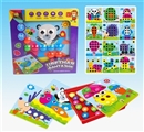 OBL754414 - Russian mushrooms nails puzzle (including 12 card)