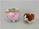 OBL754836 - Electric walk stuffed dog