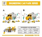 OBL755556 - Series of metal container parking lot (engineering)