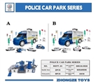 OBL755557 - Series of metal container parking lot (police)