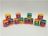 OBL755966 - 12 heart-shaped rainbows only seal ring