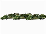 OBL756973 - Sliding military drag bar with three military vehicle