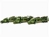 OBL756974 - Sliding military drag bar with three military vehicle