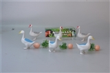 OBL758815 - 3只鹅+3只鸭+配件