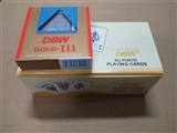 OBL759124 - PVC防水烫金扑克