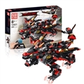 OBL759675 - 功夫王国-龙队-魔王战龙（黑龙）433PCS