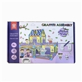 OBL760457 - Graffiti assembled garden villa