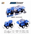 OBL760666 - Solid colors glide truck excavator/excavator (blue)