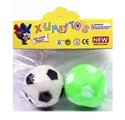 OBL761586 - Card two lining plastic bags football whistle