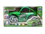 OBL762110 - Electric universal 3 d light music beetle car racing